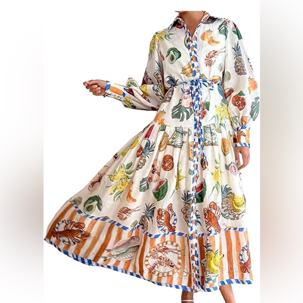 Tropical Maxi Dress GORGEOUS ⭐️